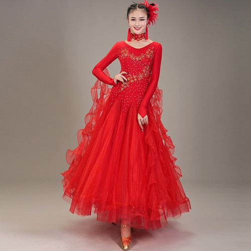 NEU Latino salsa Kleid TanzKleid Standard LatinaKleid Latein Turnierkleid#C009 - Bild 30 von 32