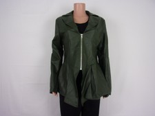 I.d.f. Front Zip Jacket Size:bust 38" Green