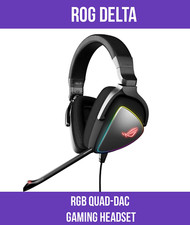 ASUS ROG Delta Stereofonico Padiglione auricolare Nero