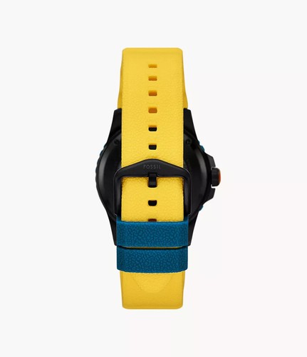 FOSSIL Marvel Collaboration Wolverine Watch Limited 2024 LE1195SET Yellow Blue - Picture 4 of 7