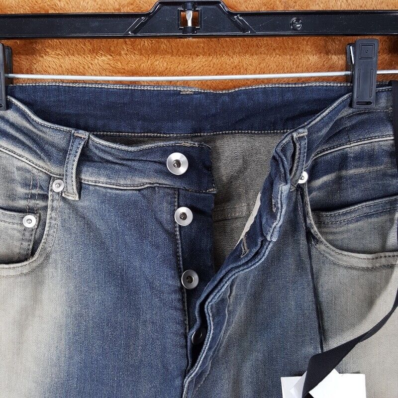 Rick Owens DRKSHDW Jeans Mens Size 31 Detroit Cut Mineral Rick Owens DRKSHDW Jeans Mens Size 31 Detroit Cut Mineral