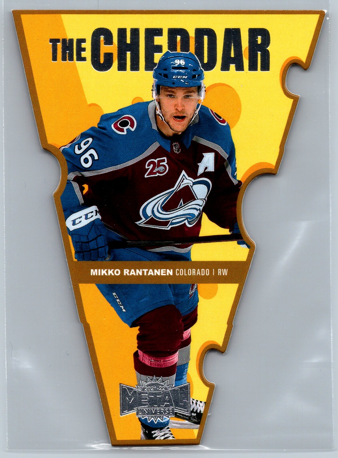 Mikko Rantanen 2021-22 Skybox Metal Universe The Cheddar #TC-27