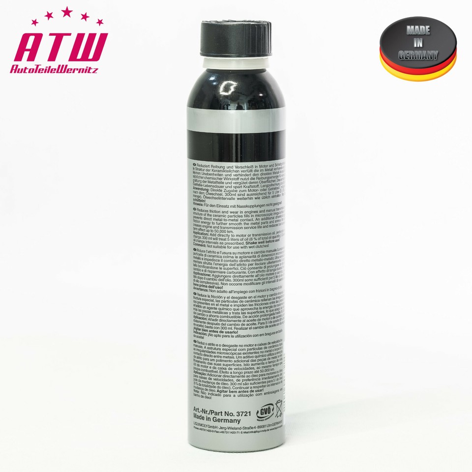 Originale Liqui Moly 3721 1x 300ml Cera Tec Additivo Olio - Foto 9