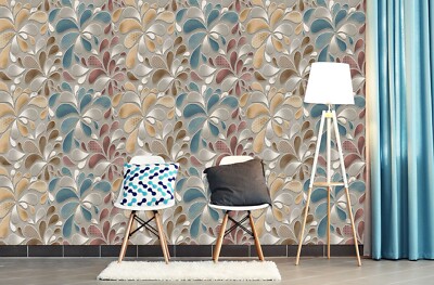 3D Hazy Retro Colors K4704 Wallpaper Mural Self-adhesive Removable Sticker Luna