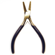 Concave & Half Round Looping Pliers with Plastic Covered Handles 130mm - TP143
