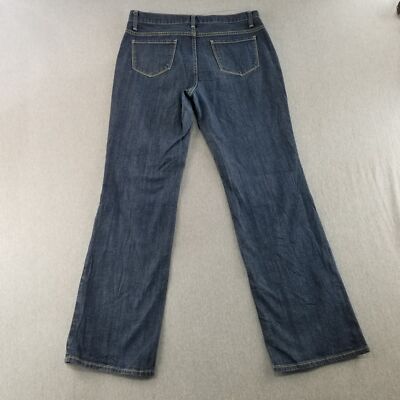 American Eagle Jeans Women's Size 6 Blue Dark Wash Artist Straight 2 Button