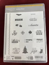 Stampin’ Up! Holiday Cheer Project Life Bat Christmas Fall ~ Set Of 19 ~