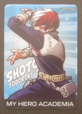 My Hero Academia Shoto Todoroki No.04 Card Part 5 Wafer Morinaga