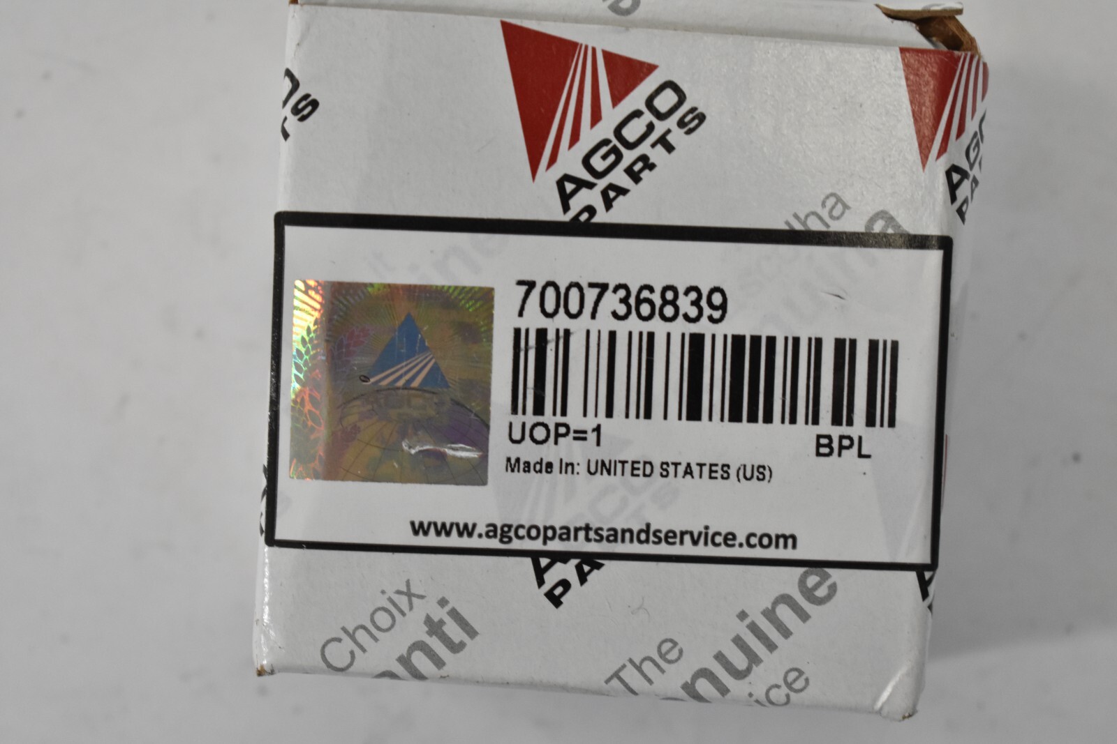 Agco Round Wheel Bearing Replacement Part Metal 700736839 Genuine  