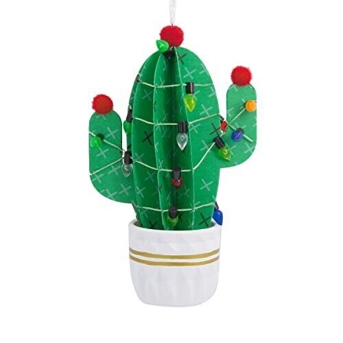 2022 Hallmark Signature Ornament ~ "Way to Grow" ~ Saguaro Cactus ~ NIB
