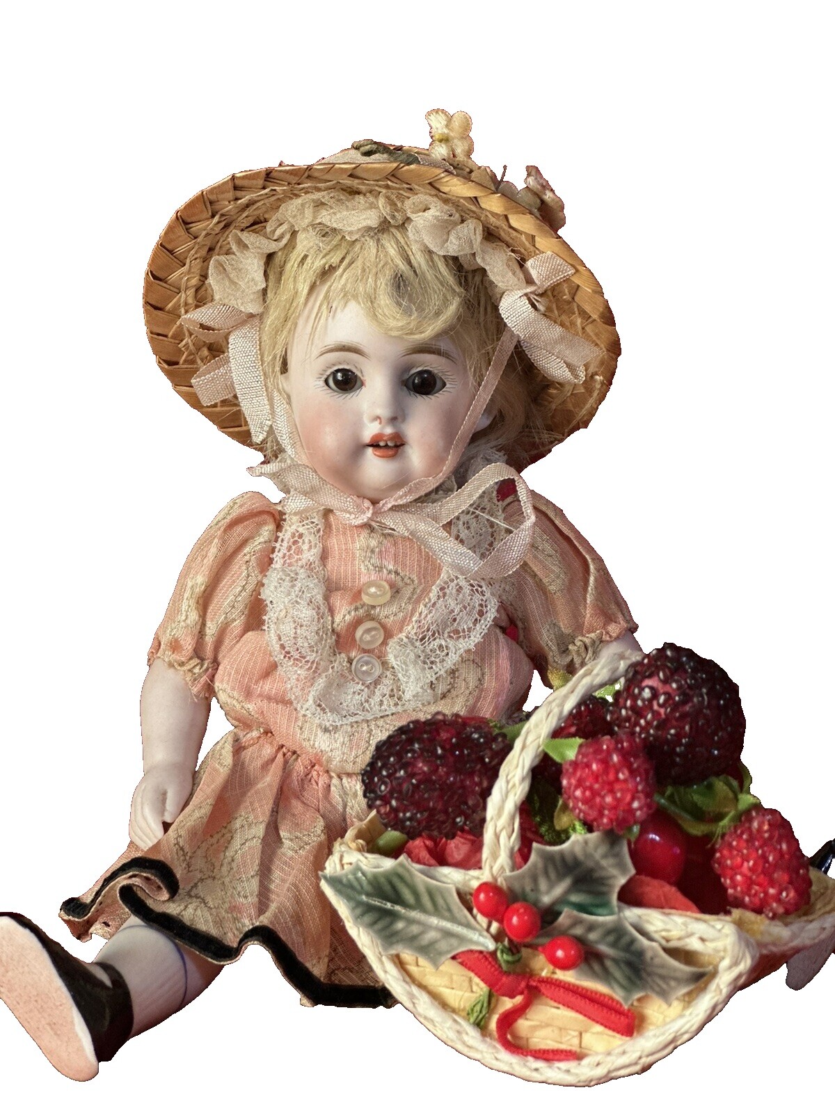 ANCIENNE POUPÉE MIGNONNETTE de théâtre de table EUR 85,00 - FR