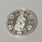 Sexy 1 Oz .999 Fine Silver Art Round Sexy Ladies "Two Of A Kind" Poker Chip