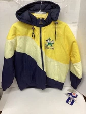 Notre Dame Fighting Irish Apex One Vintage  90s Mens Jacket Large with tags