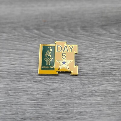 OLYMPIC PINS 1996 ATLANTA GEORGIA USA DAY#5 PIN