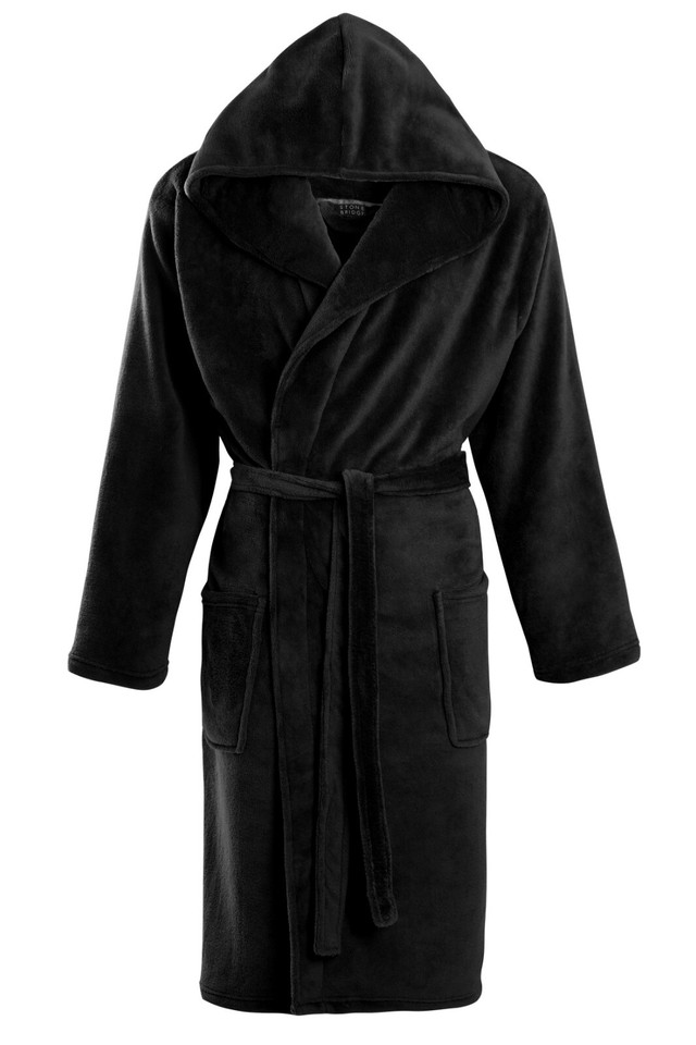 Childrens Kids Dressing Gown Boys Girls Childrens Hooded Soft Warm