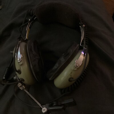 David Clark H10-76 Aviation / Helicopter U-174 Pilot Headset | eBay