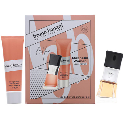 bruno banani Geschenkset Magnetic Woman Eau de Parfüm 30ml Duschgel 50ml