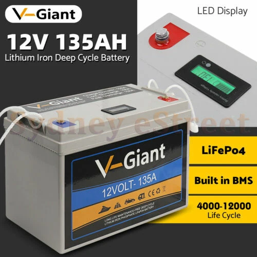Lithium 12V Rechargeable Batteries