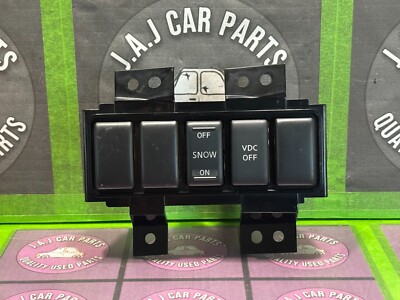 2008 Infiniti FX35 SNOW OFF ON & VDC CONTROL SWITCH w/ TRIM OEM
