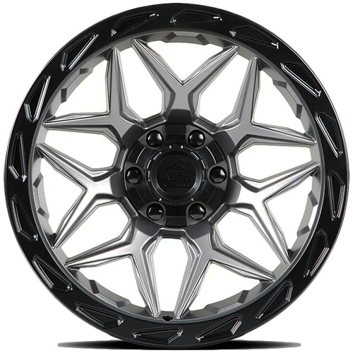 (Set of 5) Lock OffRoad Matrix 20x10 5x5"/5x5.5" 18mm Gunmetal Wheels