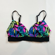 NWOT Victoria's Secret PINK Bra 34C Wear Everywhere Wireless Push Up Floral 1153