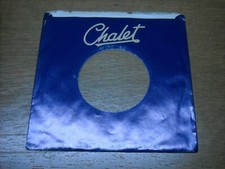 45 COMPANY RECORD SLEEVE LOT OF ONE,  GLOSSY CHALET.