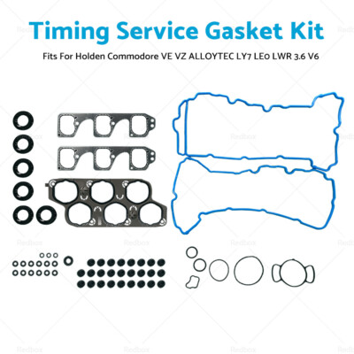 Upper Intake Manifold Gasket Set For Holden Commodore VZ VE VF Alloytec LE0 3.6L V6
