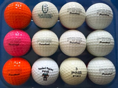 RARE Dozen Ping PROMOTIONAL Golf Balls - Nice Vintage Lot