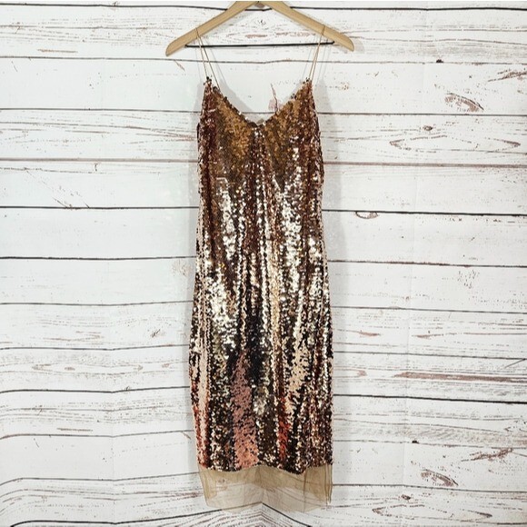 sachin and babi gold dress Sachin & Babi Uma Dress