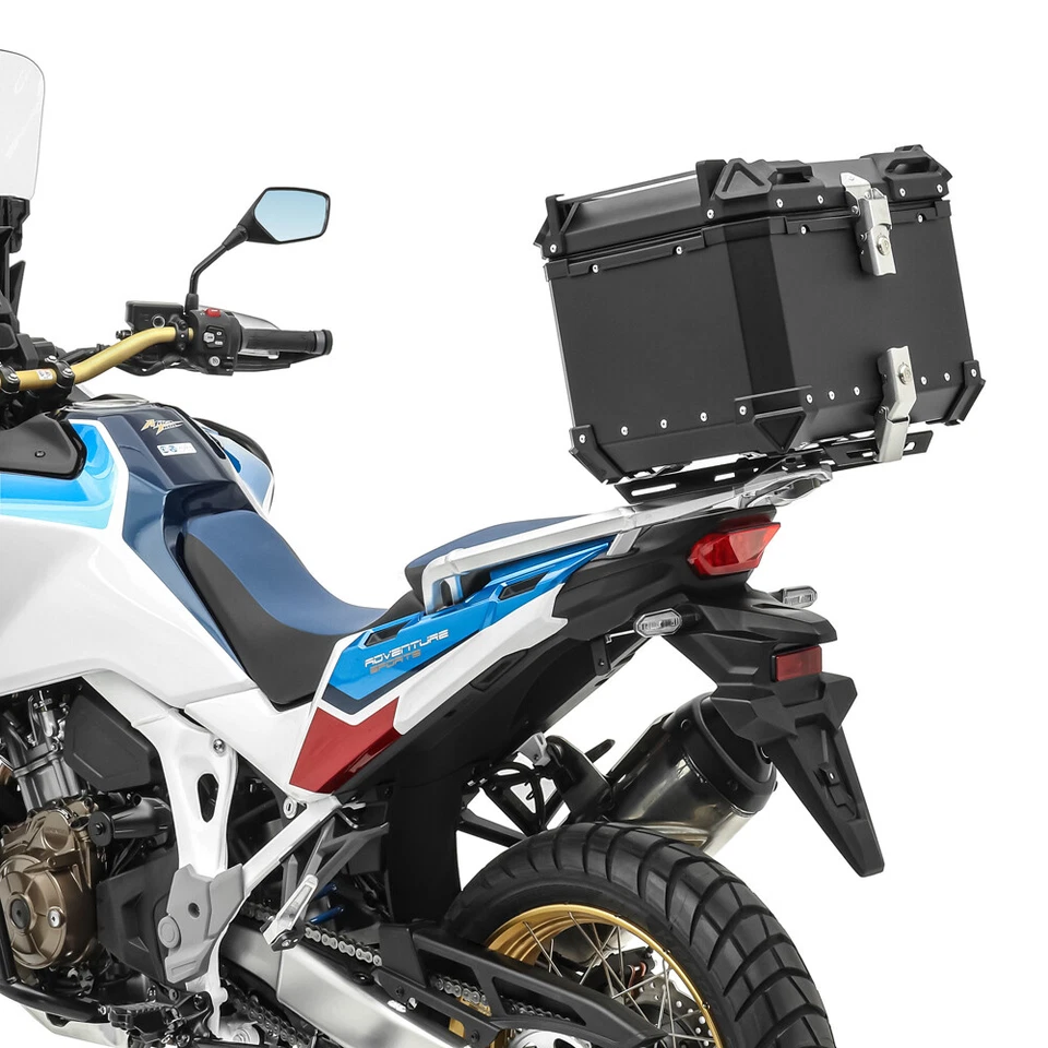 Aluminium top box for Moto Guzzi V7 III / V85 TT Top Case Bagtecs XB45 black Foto 2 de 4