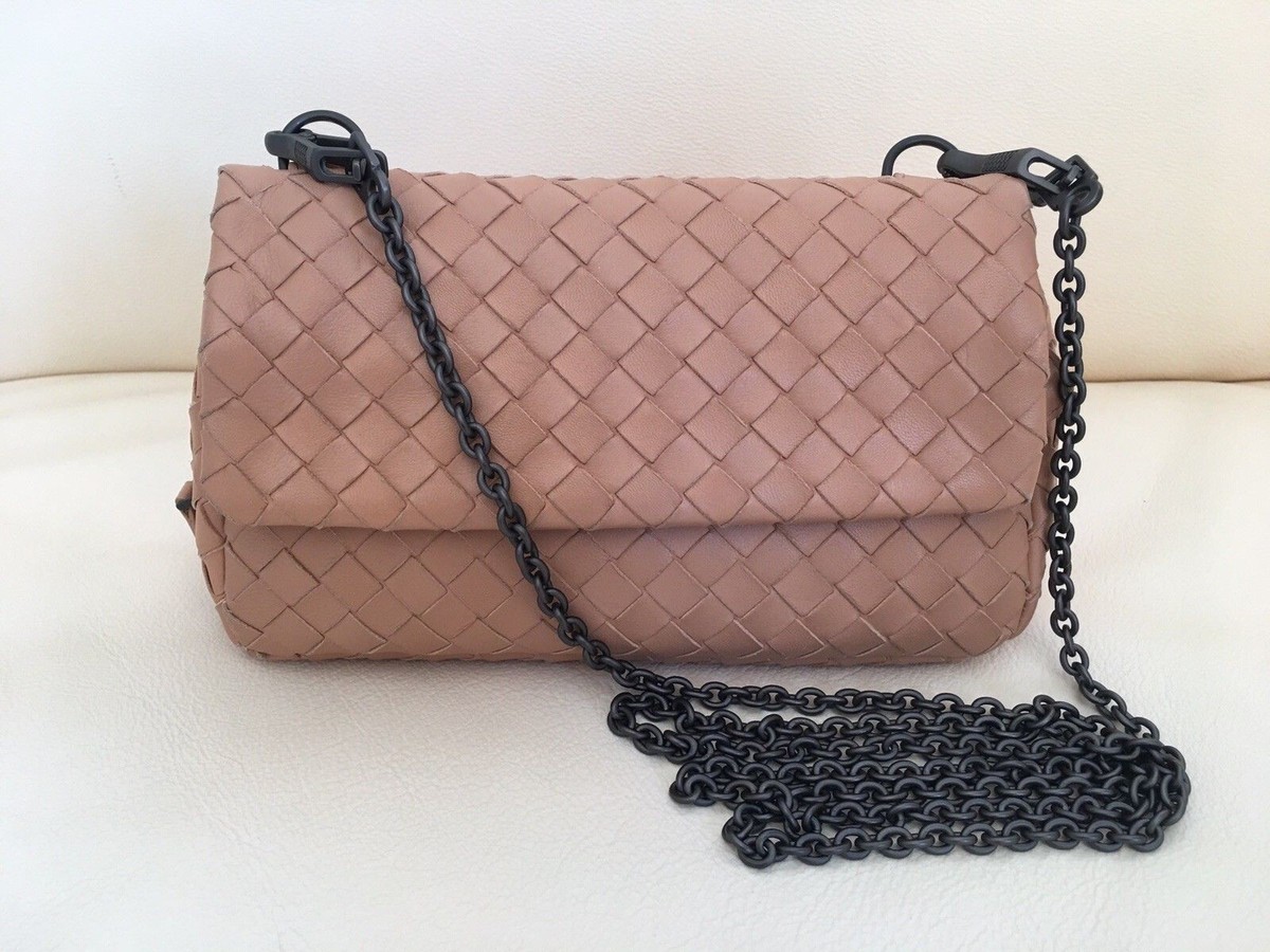 Bottega Veneta Intrecciato Leather Disco Mini Crossbody Bag