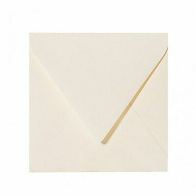 Paper24Plus # 25 St. Zart Creme  feuchtklebend -15,5 x 15,5 cm 155 x 155 mm