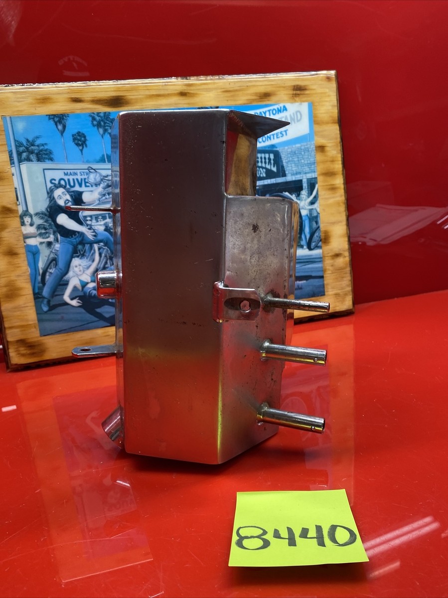 1954トライアンフ純正rigidについていたオイルタンク harley triumph chopper vintage oil tank hexagon rigid frame | eBay