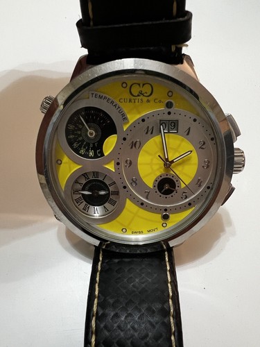 Curtis Big Time World Three Zone Watch