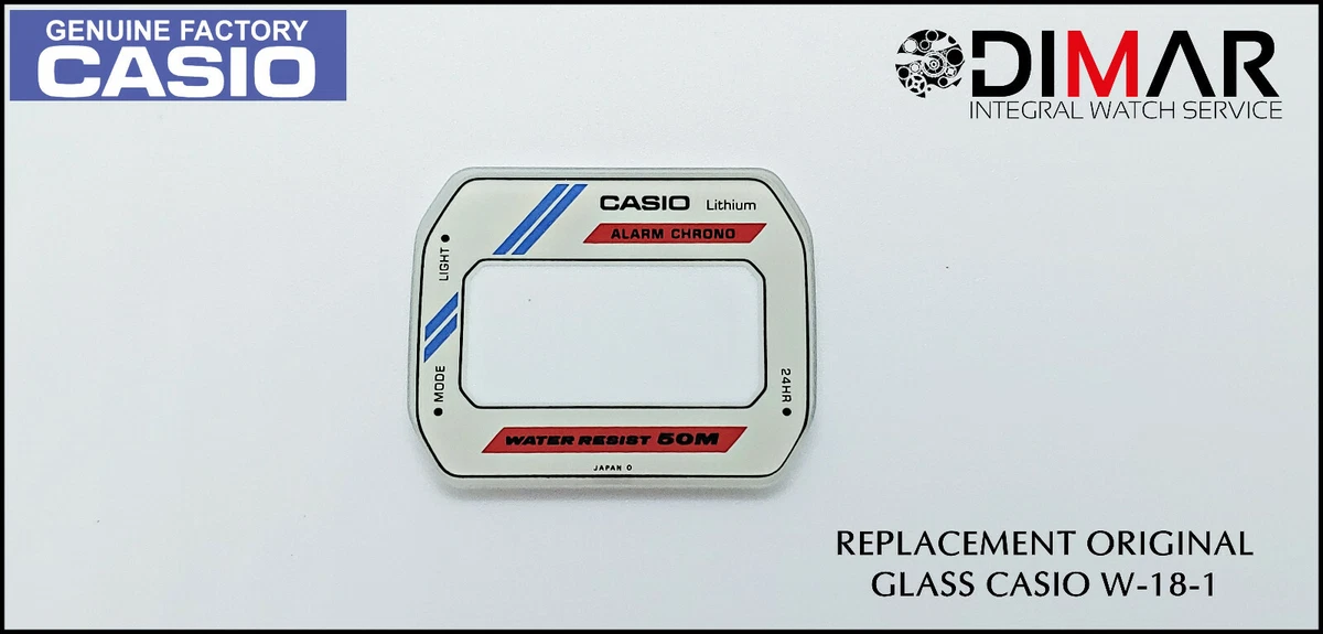 Casio glass shop replacement