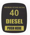 Dresser Wayne Ovation Diesel 40 Cetane Octane decals