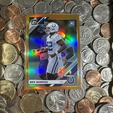 ✨🏈✨ Ben Banogu 2019 Donruss Optic Orange #’d /199 Prizm Holo TCU Colts