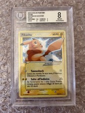 2006 Ex Holon Phantoms Italian #104 Pikachu Gold Star Holo R BGS 8 on eBay