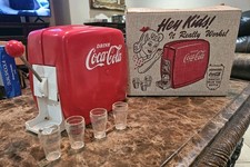 1950s Coca Cola Coke Toy Soda Dispenser Original Box,L 4 Glasses RARE OEM Bottle