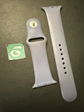 Apple Watch Sport Band 44mm 42/45/49 Genuine OEM Lavender Gray M/L Used