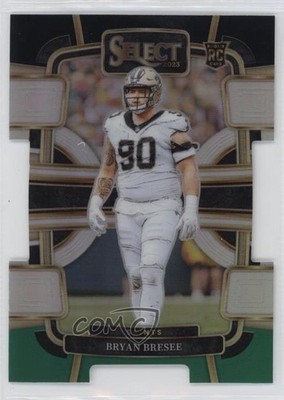 2023 Select Concourse Black & Green Prizm Die-Cut Bryan Bresee Rookie RC 0jm6