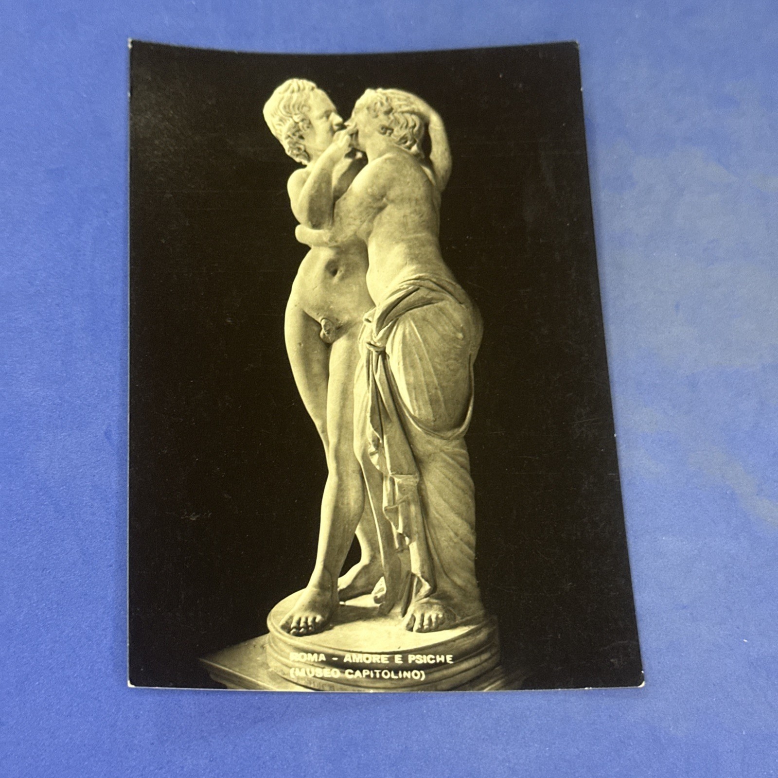 ROMA AMORE E PSICHE MUSEO CAPITOLINO - Cartolina Vintage Bianco e nero