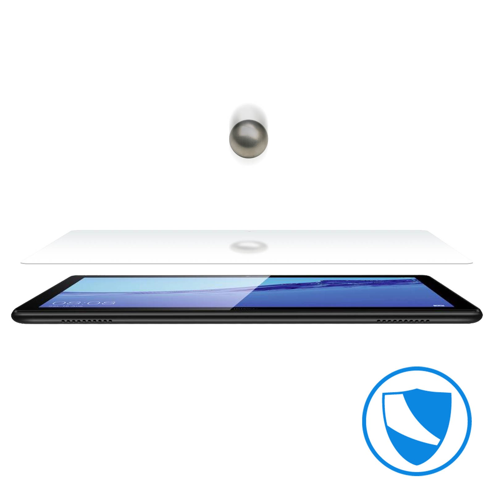 Protection d'écran pour Huawei MediaPad T5 10 en verre trempé ultra-résistant - 4