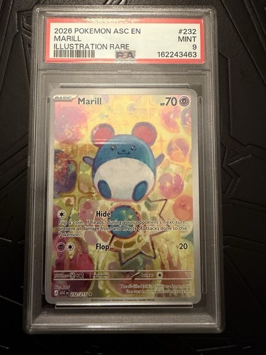 Marill graded PSA 9 for sale on eBay