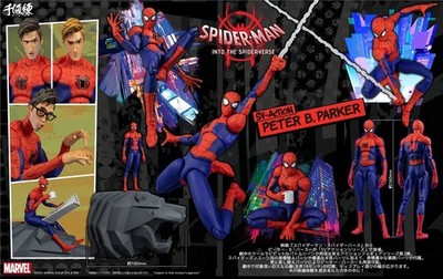 Sentinel Sv Action Spider-Man Into The Spider-Verse Peter B.Parker With Gargoyl