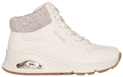 Skechers Damen UNO RUGGED Darling Daze Sneaker Winterstiefel  beige