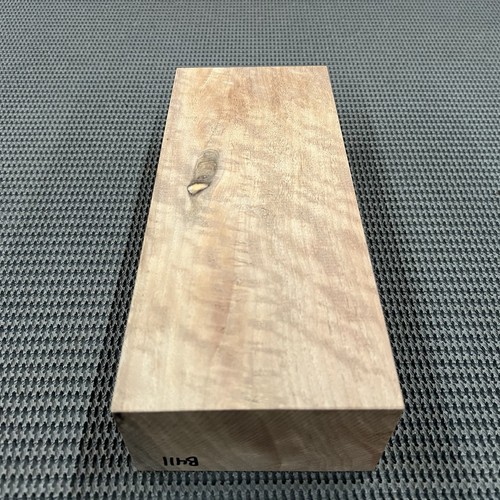 B411 Curly Bastogne Walnut Block Carving Craft Knife Handle Game Call 10.1" - Picture 7 of 14