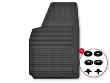 Gummifußmatte Fahrermatte für VW Passat B4 1993-1997 1tlg Schwarz mit Stopper