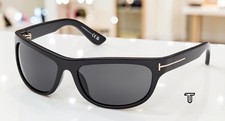 Tom Ford Ft1363 01a Anders 02 Shiny Black Smoke 62 Mm Mens Sunglasses