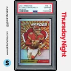 2021 PANINI PRESTIGE #HE-3 PATRICK MAHOMES II HEROES PSA 10